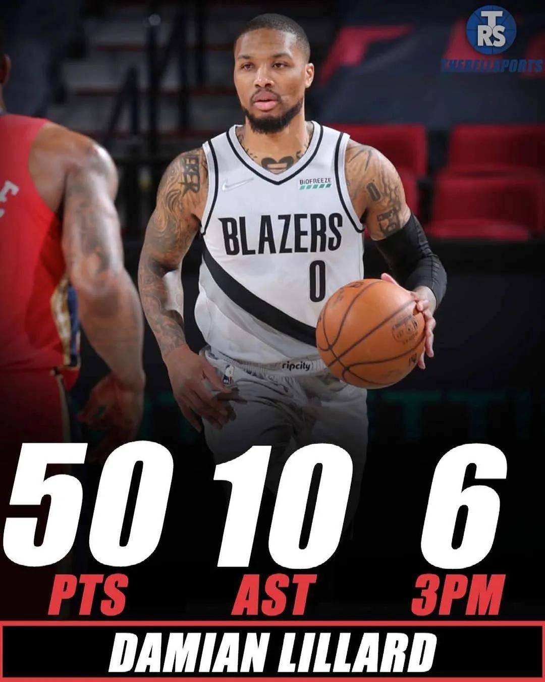 骑士横扫上海队,利拉德刷新纪录 骑士横扫上海队,利拉德刷新纪录